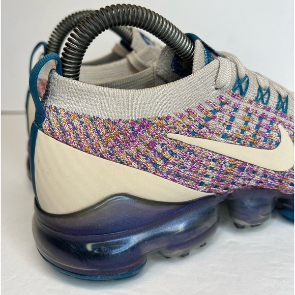 Nike Air Vapormax Flyknit 3 FK-3 Desert Sand/Vivid Purp Women’s Sz 7M AJ6910-007 - Picture 11 of 16